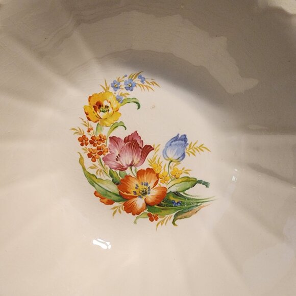 Pair of Bowls - Flower Pattern - Unknown Maker - Picture 7 of 8